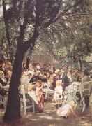 Beer Garden in Munich (nn02) Max Liebermann